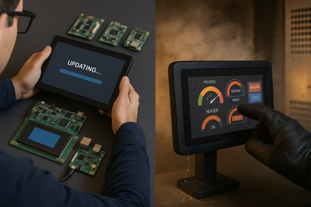 touchscreen usage