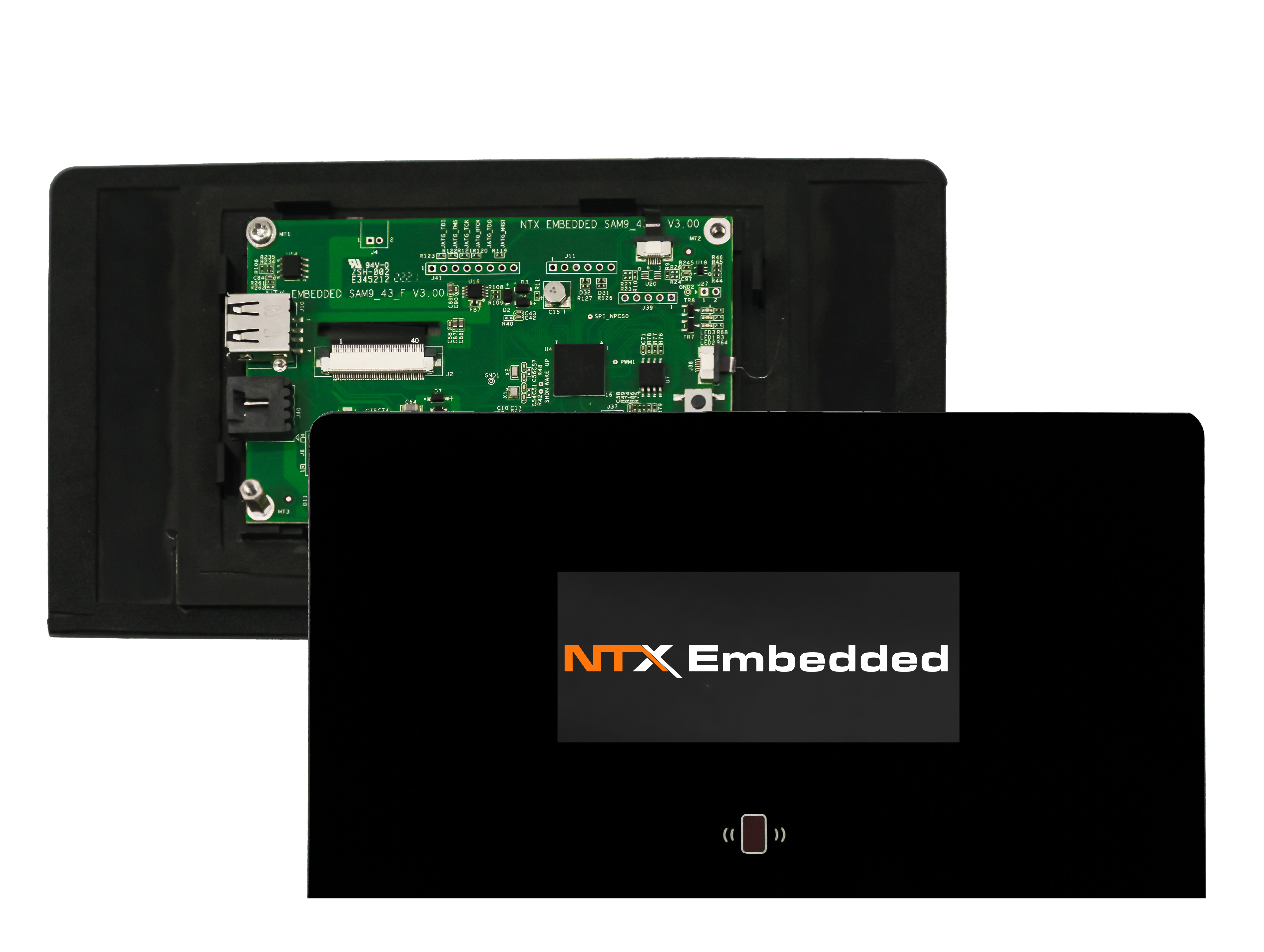 SAM9
NTX Embedded offers the 4.3″ SAM9, a compact LCD touchscreen perfect for space-constrained applications. Despite its small size, this display delivers high performance and can be customized for various environments.